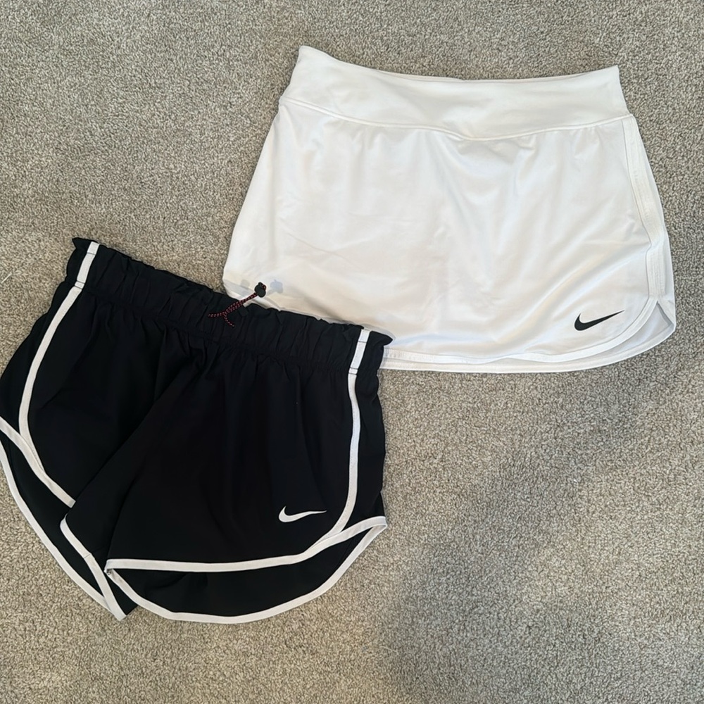Nike Running Shorts & Tennis Skirt